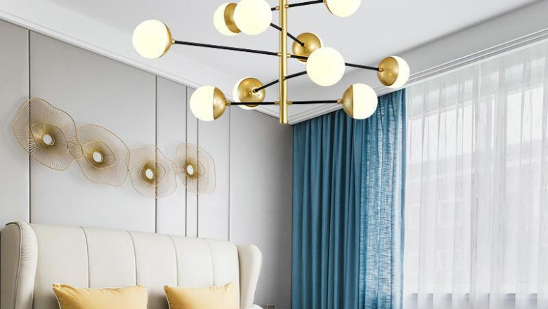 LED Hanging Lights in the Furnishing Ensemble