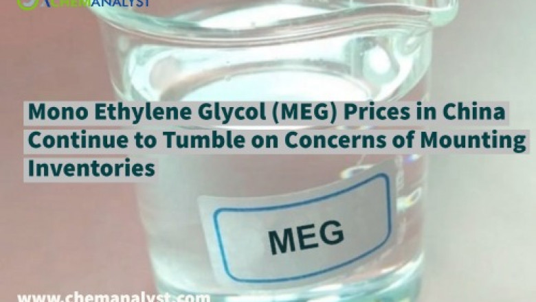 Mono Ethylene Glycol (MEG) Prices in China Continue to Tumble on Concerns of Mounting Inventories