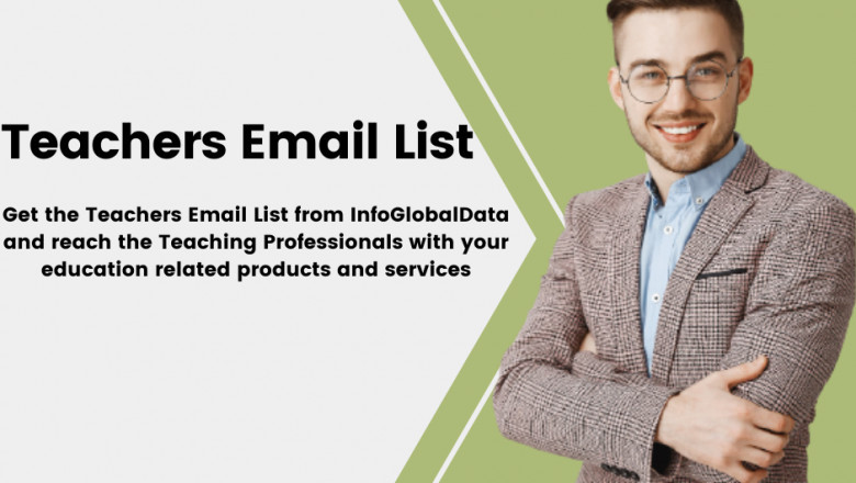 Buy 100% Verified Teachers Email List