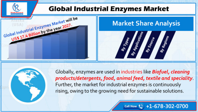 Global Industrial Enzymes Market to Grow with 7.34% CAGR from 2021–2017