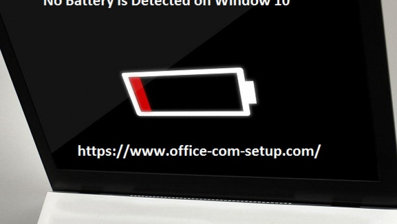 If No Battery is Detected on Window 10! How To Fix it?