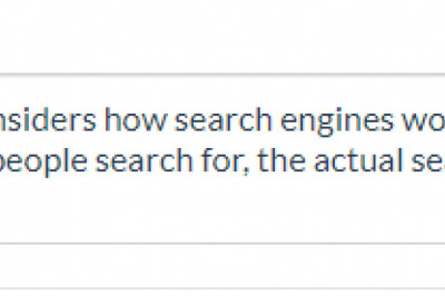 how search engines work