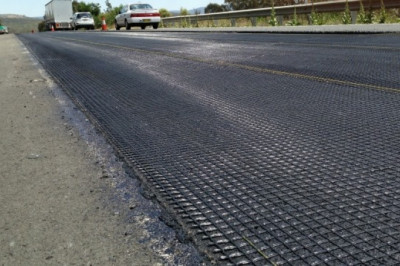 Material made from polymer and other chemical compounds is called a geosynthetic