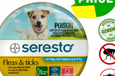 SERESTO Collar BLUE for Dogs Under 8 Kg Tick and Flea Control