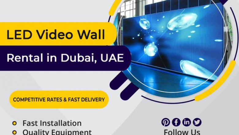 Why Should You Rent a Video Wall in Dubai For Your Events?