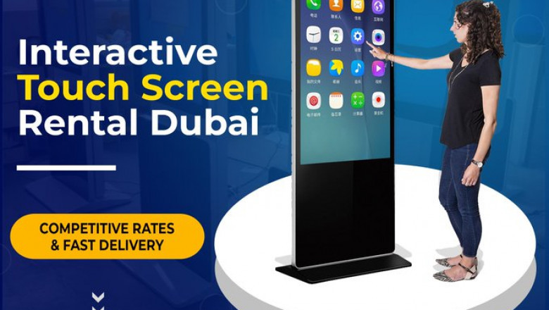 Tips to Know Before Hiring an Interactive Touch Screen Rental Dubai