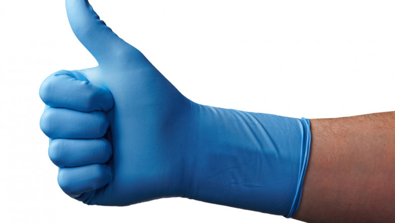 Buy Blue Nitrile and Latex Gloves Online