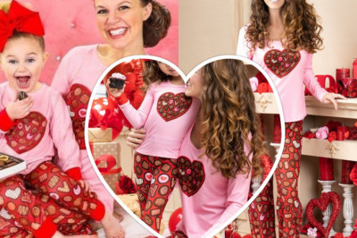 Mommy and Me I Love You So Matcha Oversized Heart Cardigan