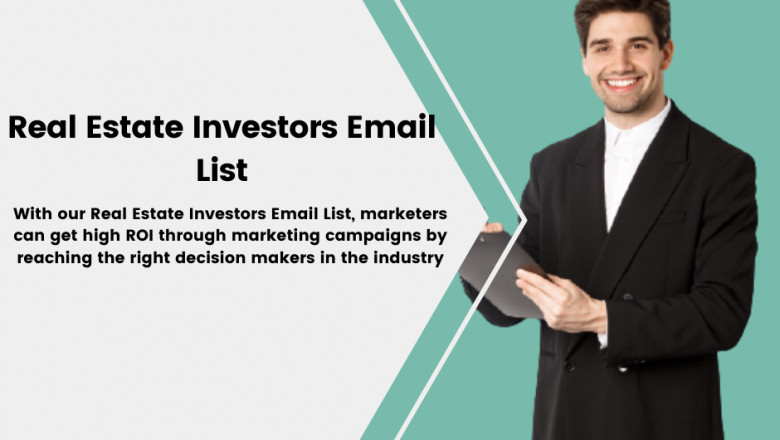 Get the Real Estate Investors Email List with InfoGlobalData