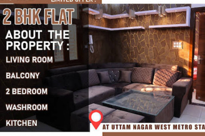 Buy Ready to Move 2 Bedroom Flat in 2 BHK flat in Uttam Nagar