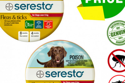 SERESTO Collar 2 pieces Red for Dogs Over 8 Kg Tick and Flea Control