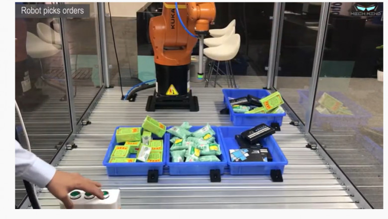 Mech-Mind Robotics:Robot picks orders