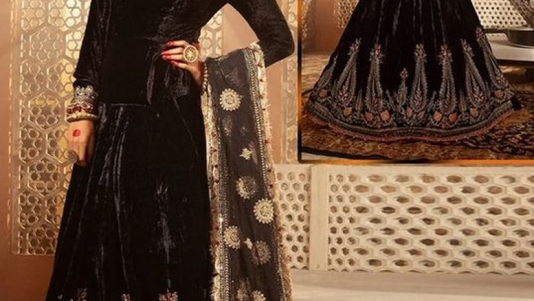 Maria B Velvet Frock