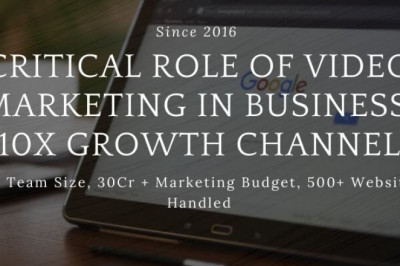 Critical Role of Video Marketing in Companies: 10X Growth Channel