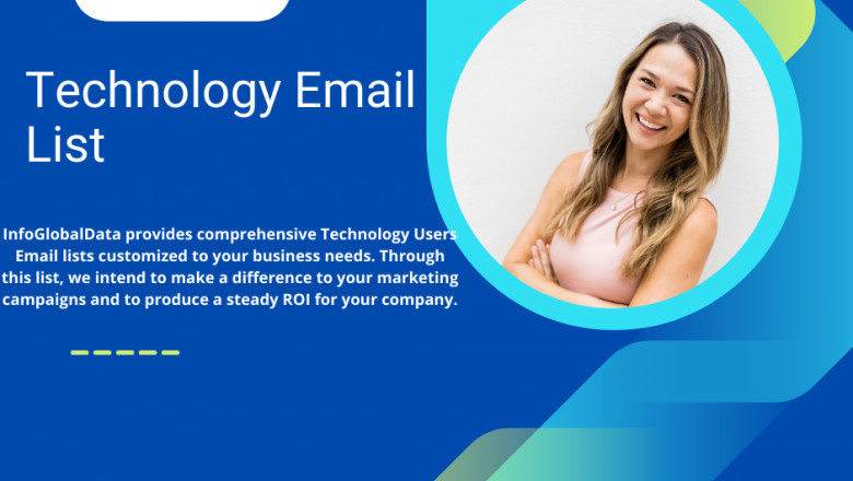 The updated email list of technology users from InfoGlobalData may provide a high ROI.