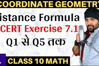 NCERT Exercise 7.1 Coordinate Geometry Class 10 Maths Chapter 7