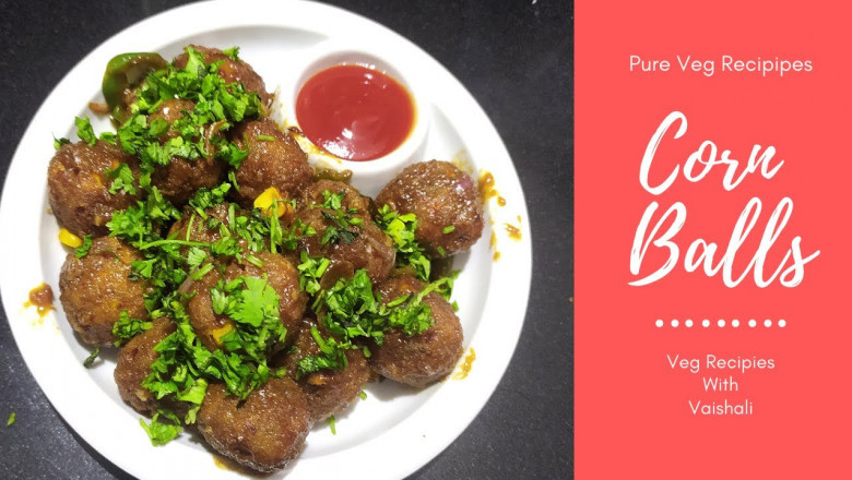 Corn Balls recipe | Indian Street Food | Corn Balls