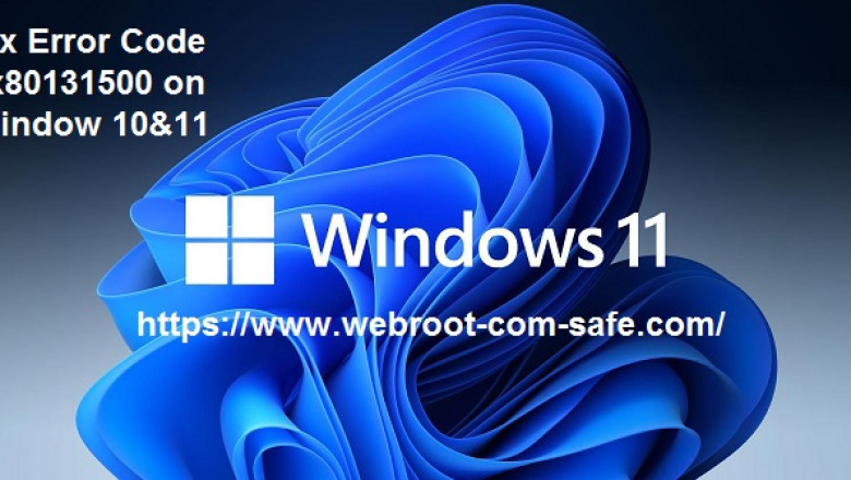 What is the Method To Fix Error Code 0x80131500 on Window 10&11?