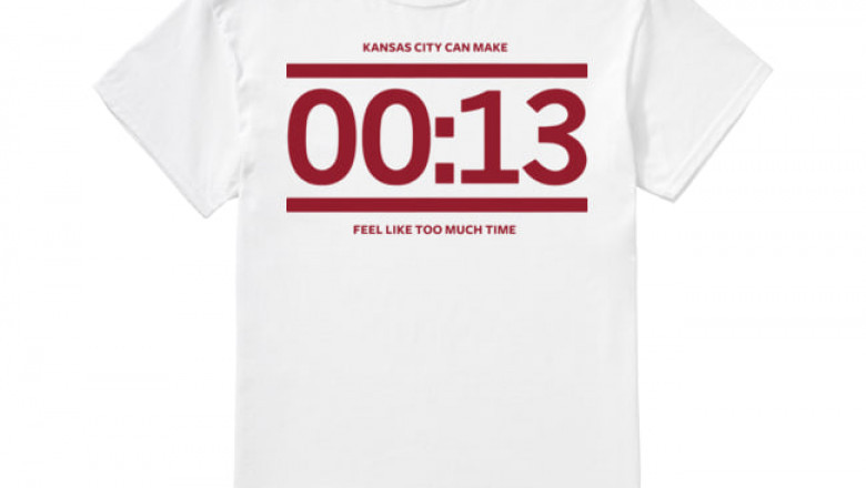13 Seconds Chiefs T Shirt