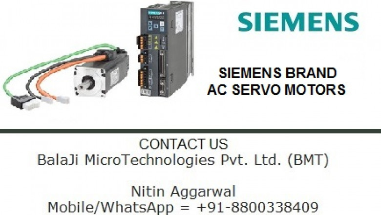 SIEMENS AC SERVO MOTOR - INDUSTRIAL AUTOMATION