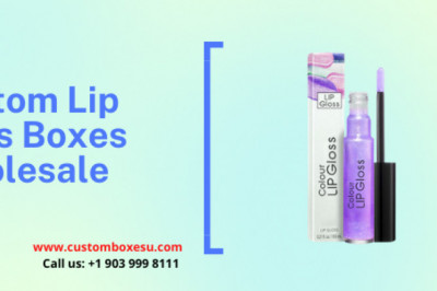 Wholesale Lip Gloss Packaging Boxes with logo Design in Texas, USA