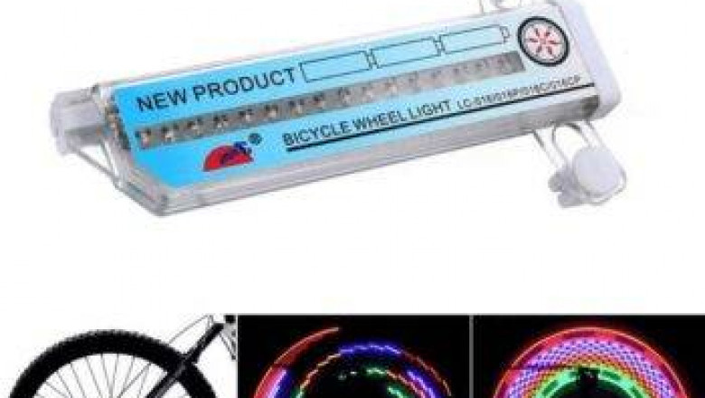 Bicycle Wheel Flashing Light – Keep One Handy Near You