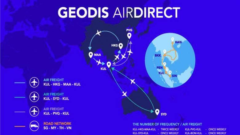 GEODIS expands AirDirect fleet; increases 320 tons of capacity weekly