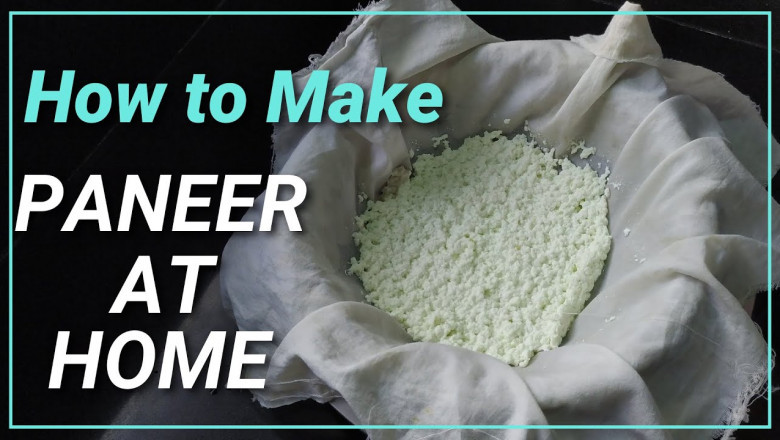 Homemade Paneer Recipe | Make Paneer At Home