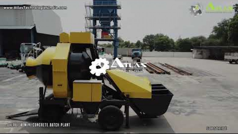 Mini Concrete Batch Mix Plant Overview – Atlas Technologies
