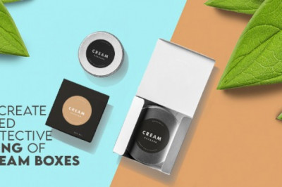 Custom Printed Cream Boxes