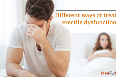 Different ways of treating erectile dysfunction