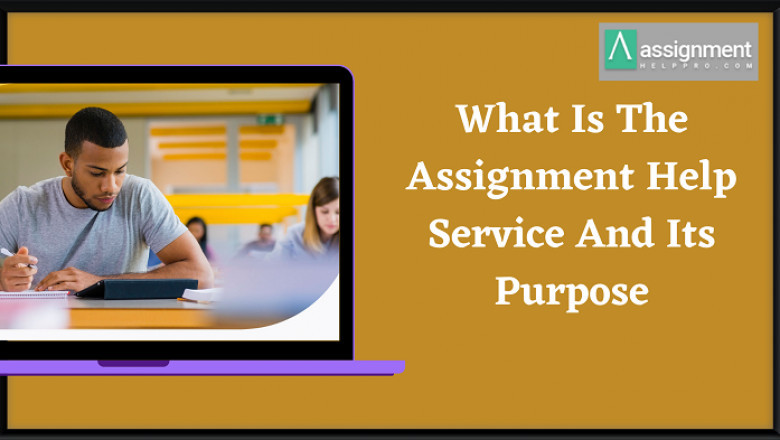 What Is The Assignment Help Service And Its Purpose