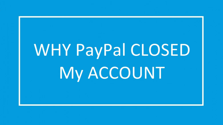 when your PayPal account closed for no reason