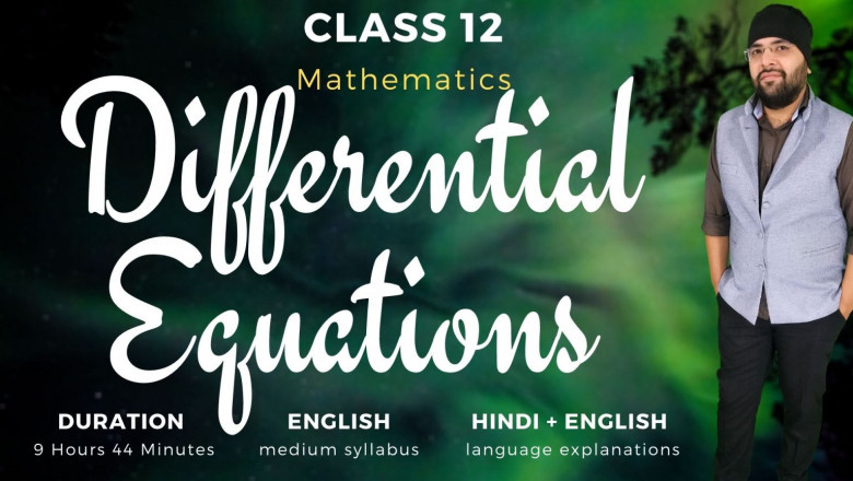 Differential Equations Class 12 Maths Chapter 9