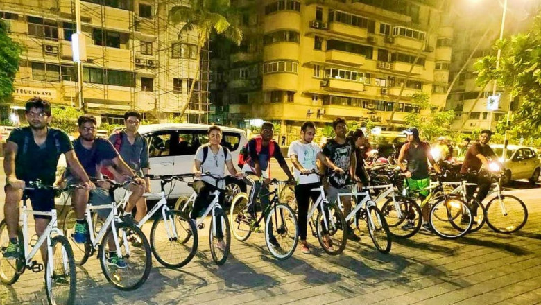 Mumbai midnight cycling event