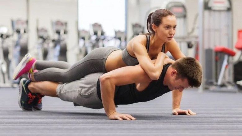Valentine's Day with workout activities