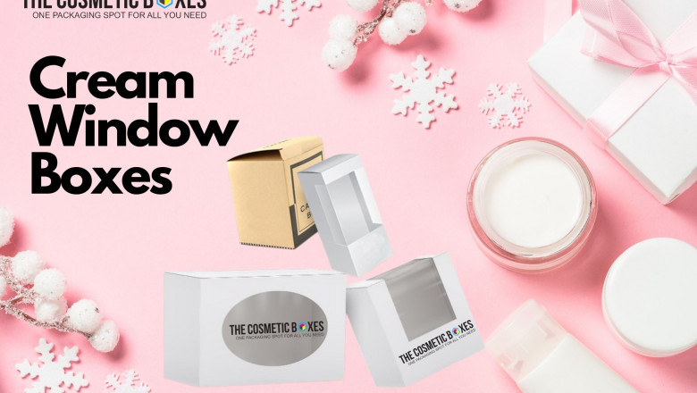 Amazing Designed Cream Window Boxes to Revamp Your Brand Position