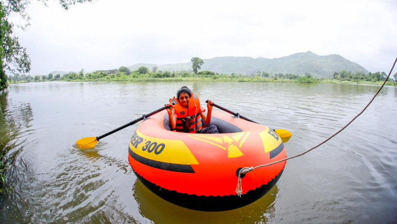 Karjat Lakeside Camping with bonfire and music