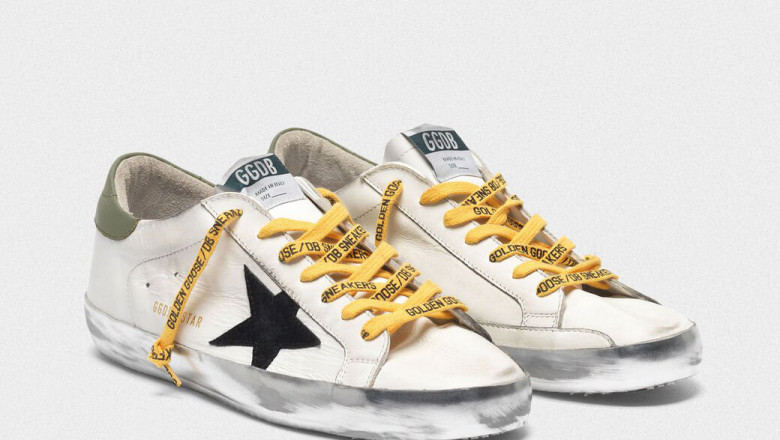 golden goose outlet leather