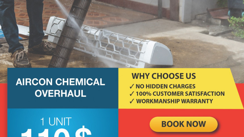 Aircon chemical overhaul Singapore - Airconpros