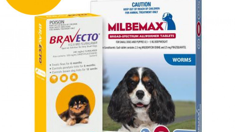 Bravecto Spot On + Milbemax Combo Packs For Dogs