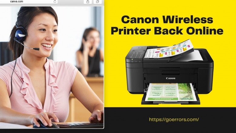 How To Change My Canon Printer From Offline To Online