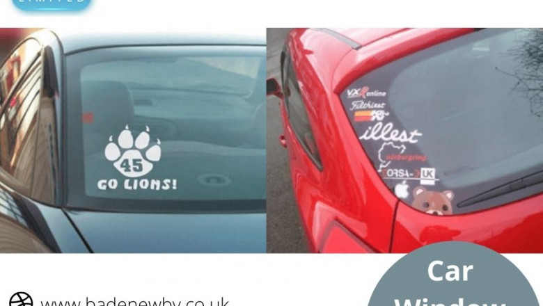 Buy Captivating & Finest Quality Car Window Stickers UK!