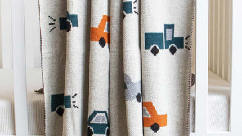 Buy Online Cotton Knitted AC Blanket for Babies