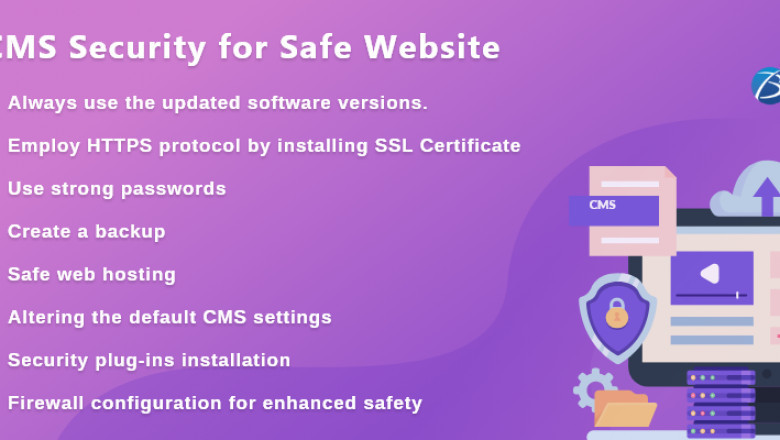 CMS security for safe website