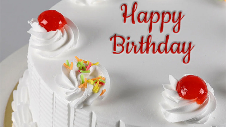 Wishing Happy birthday with a custom Birthday Cake Pics With Name | MyPhotosArt