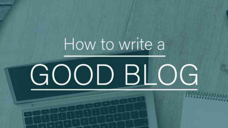 Write a blog
