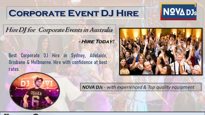 Corporate Event DJ Hire Sydney - Hire Today! - NOVA DJs