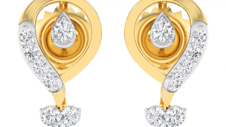 Kids Diamond Earrings From Kisna