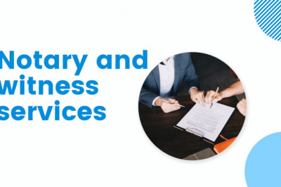 Notary and witness services